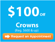 100 off Crowns Coupons